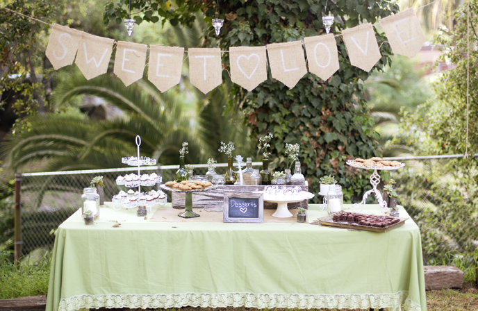 dessert table